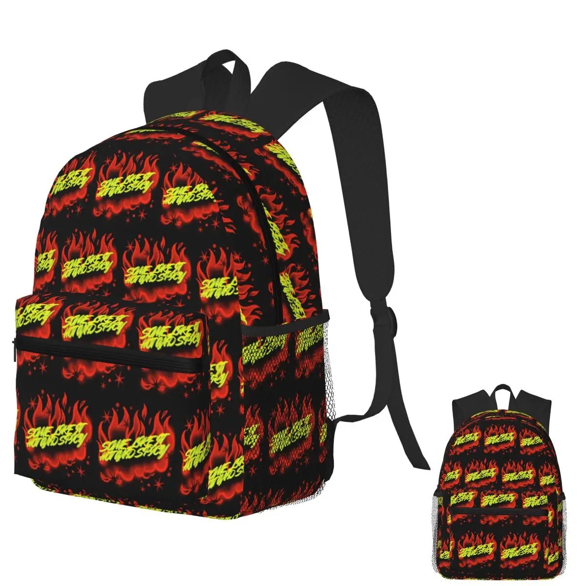 

Vibrant Some Like It Hot And Spicy Backpack Daypack Large Capacity Kids BookBag School Bag Shoulder Bags for Men Women