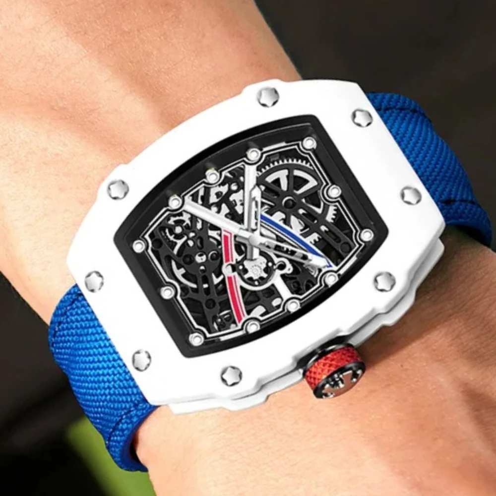 Automatic Watch Winder - Ultra-Thin Classic Design Tonneau Quartz Watch