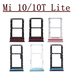 Bilashmart Sim Card Tray Holder Reader Xiaomi Mi 10/10T Lite Dual Chip Micro SD SIM Card Slot