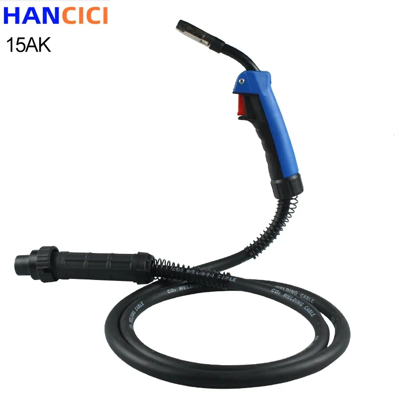 MIG MAG Welding Machine/Equipment Accessories  15AK Weld Torch /Gun with Europ Connector for the MIG MAG Welding Equipment