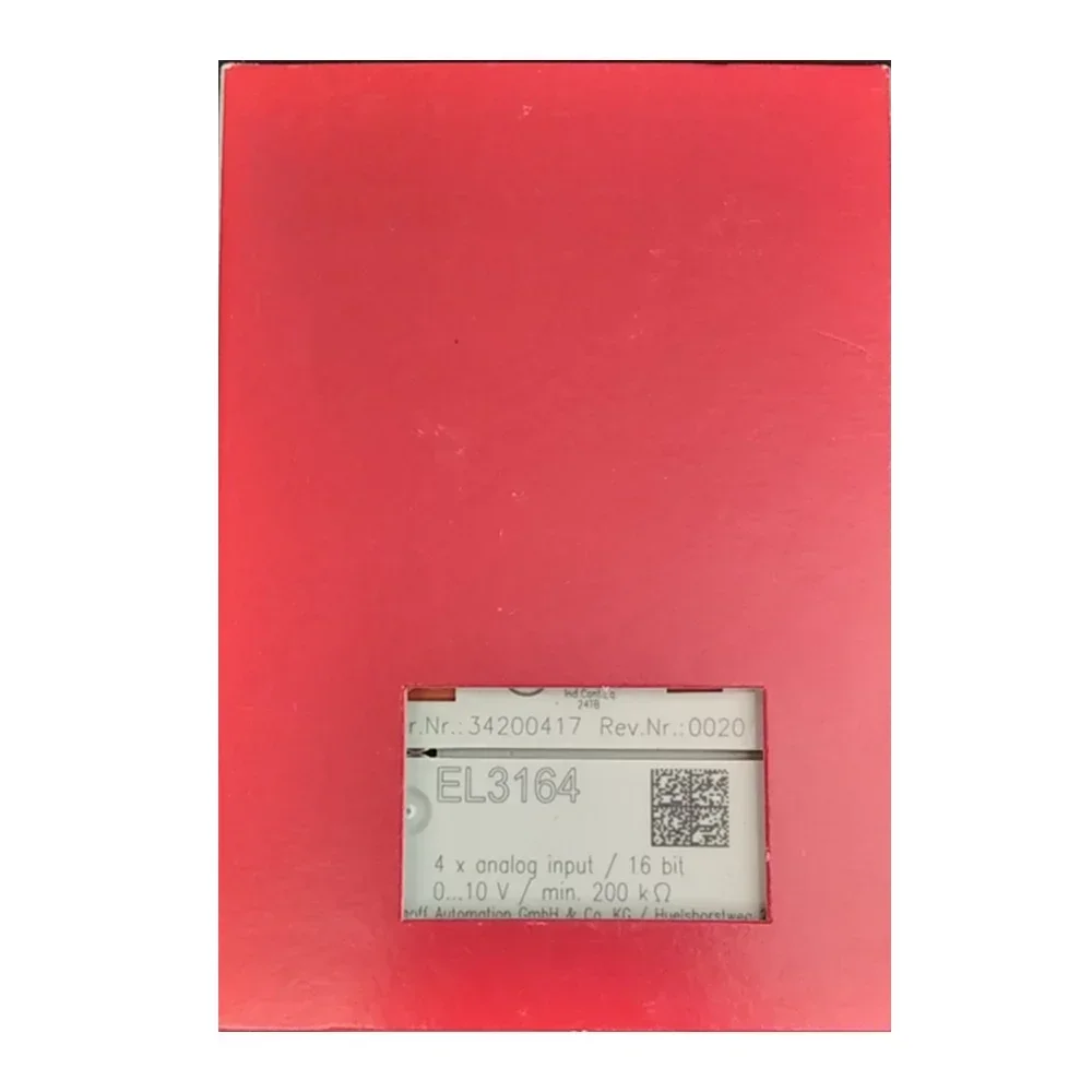 

2025New EL3164 PLC Analog Input Module 10 V PLC Controller for BECKHOFF