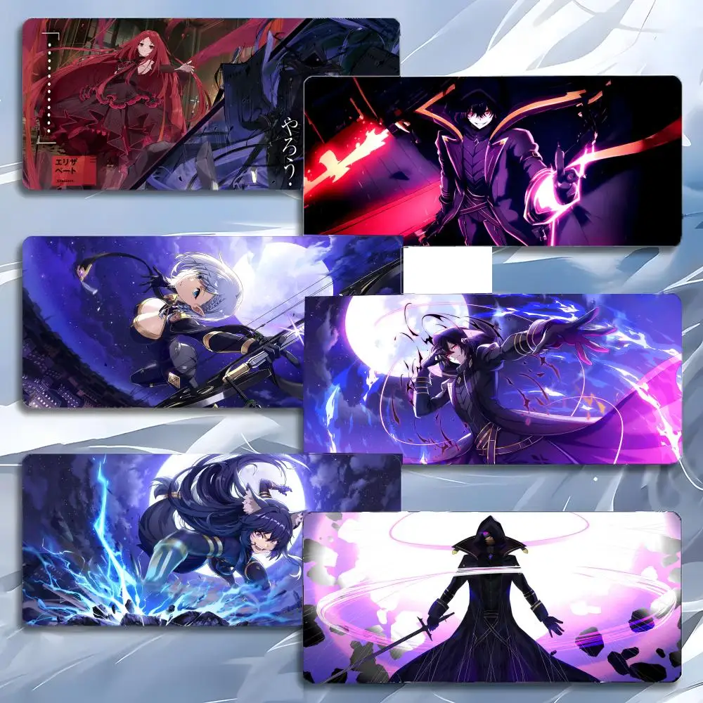 

Коврик для мыши T-The Eminence in Shadow Anime Action, большой игровой коврик с утолщенной кромкой для ПК, настольный коврик для компьютера