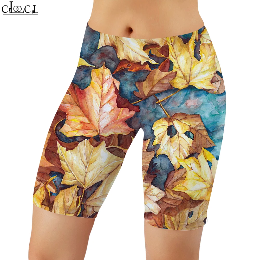 CLOOCL Retro Sexy Vrouwen Legging Aquarel Ontblading 3D Gedrukt Shorts Casual Leggings voor Vrouwelijke Sport Push-Up Gym workout