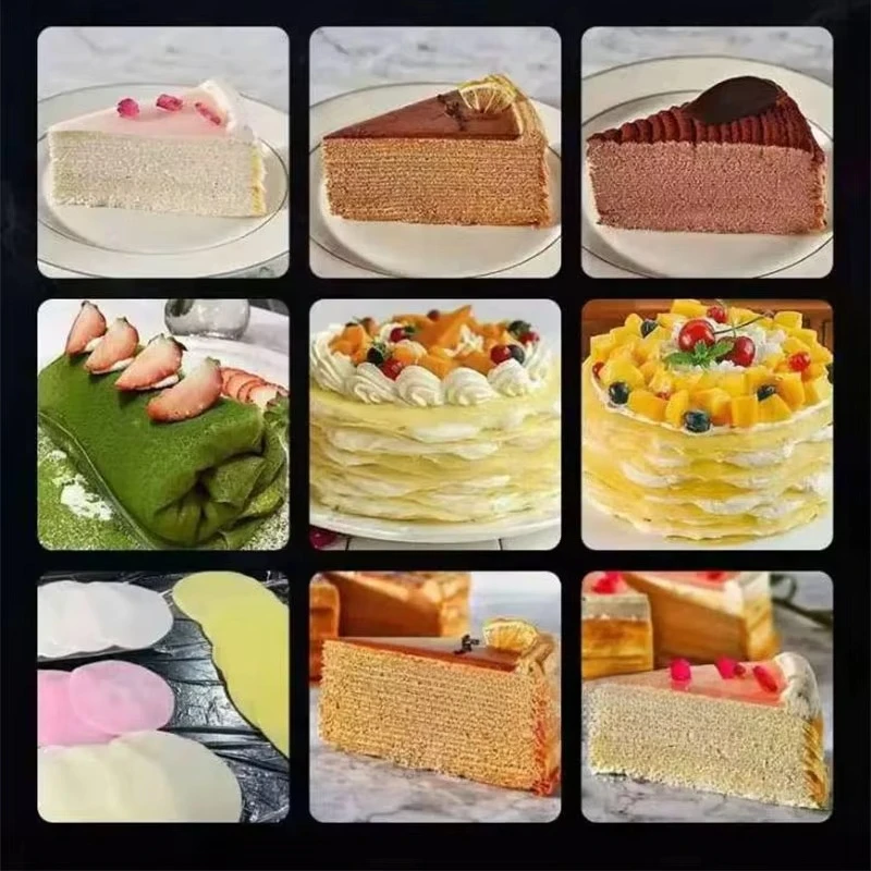 Commercial Automatic Mini Mille Crepe Cake Machine Automatique Thousand Layer Cake Pancake Board Crepe Maker Making Machine