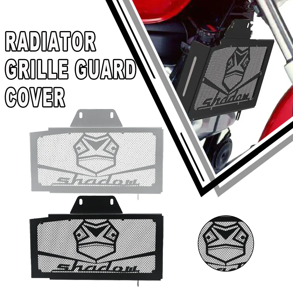 Motorcycle Radiator Grille Guard Cover Protector Grill FOR Honda VT125 shadow VT 125 SHADOW 2002 2003 2004 2005 2006 2007 2008