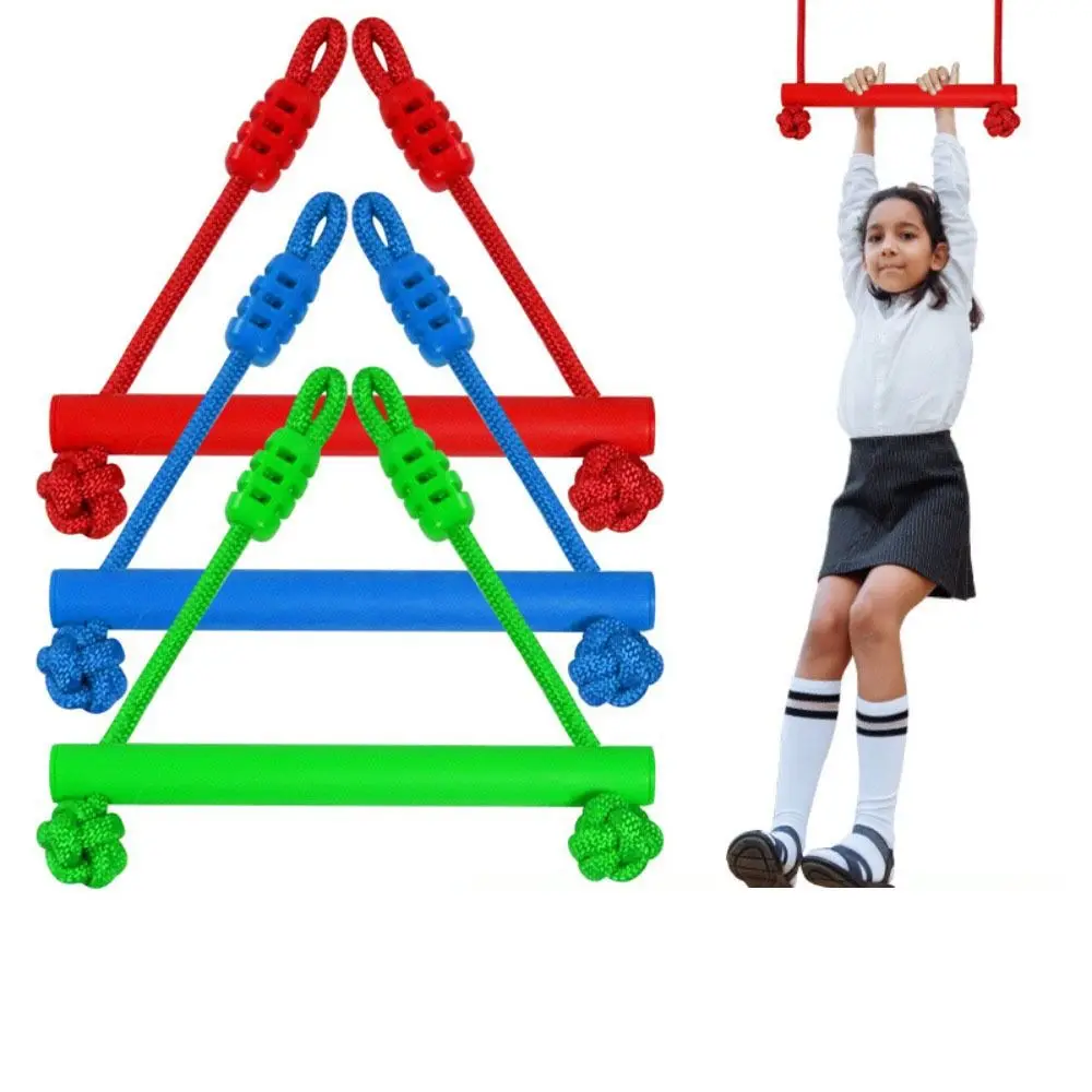 Fun Kids Hanging Bars Sturdy Multifunctional Slackline Swing Bars Toys High Quality Horizontal Monkey Bars