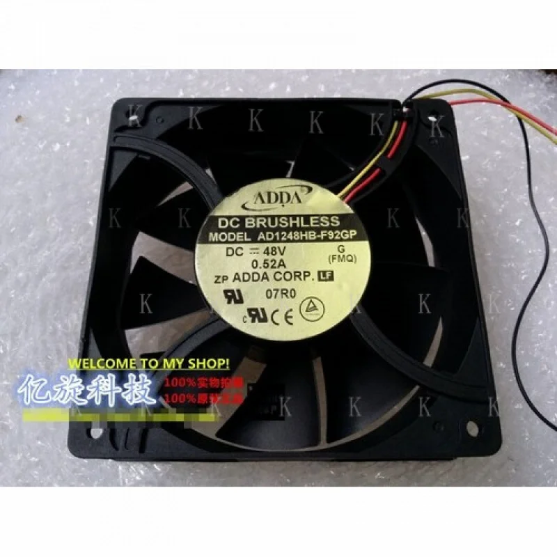 

C for ADDA 12038 AD1248HB-F92GP 48V 0.52A 12CM cabinet alarm cooling fan