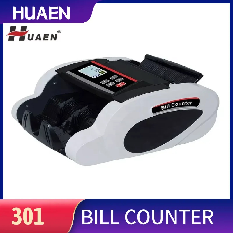 Huaen-301 Automatic Multi-Country Counterfeit Money Bill Counter Money Counter  LCD display with UV/MG/IR Detection