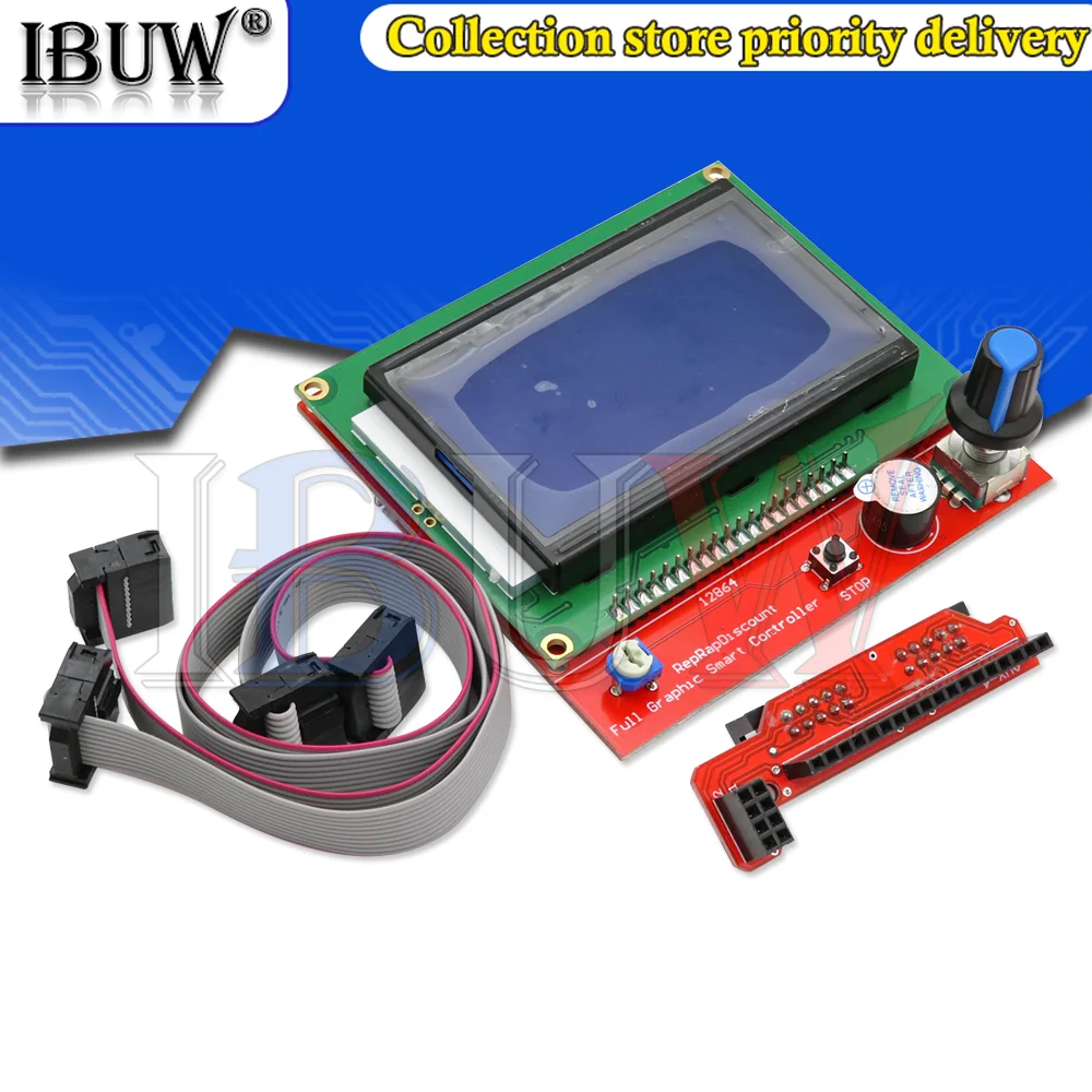 3D Printer Parts LCD 12864 LCD Control Panel 12864 lcd display for 3D Printer Smart Controller RAMPS1.4