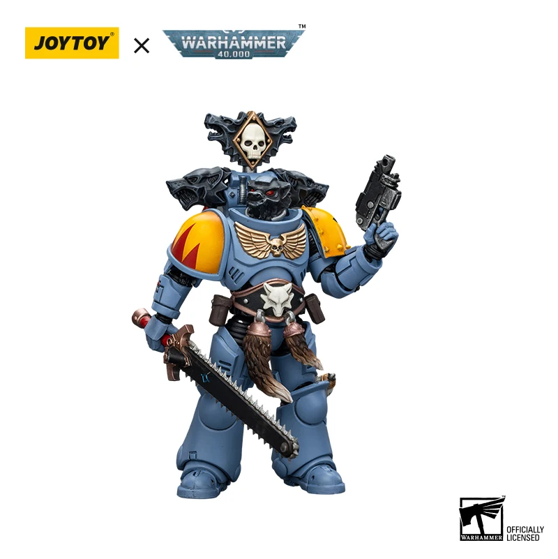 [IN STOCK] JOY TOY 1/18  Warhammer 40K Action Figure Space Marines Space Wolves Claw Pack 5PCS  Anime Collection Military Model