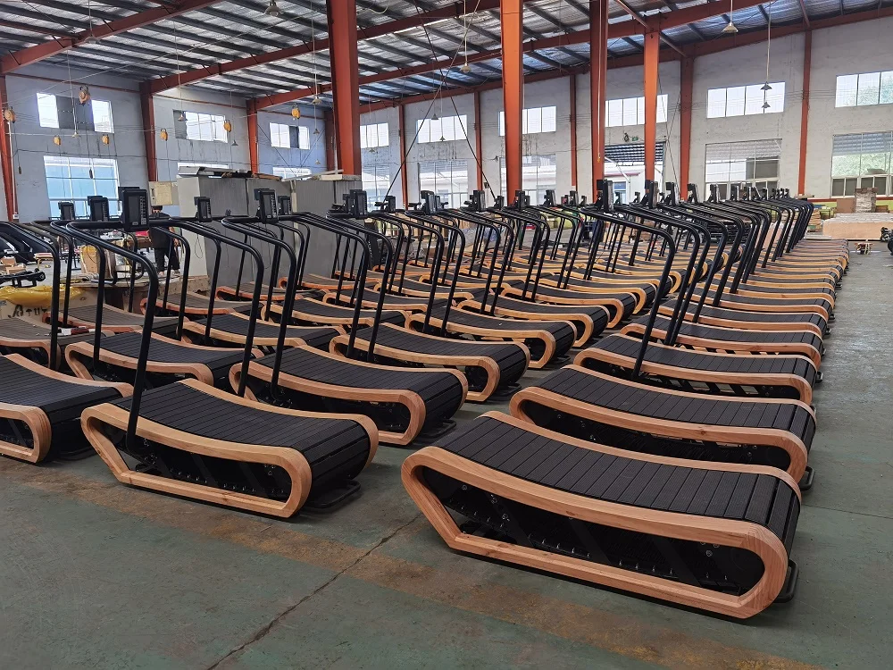 Gym Equipment Treadmill Price in China Curved Treadmill Self-Powered Treadmill with LED Screen