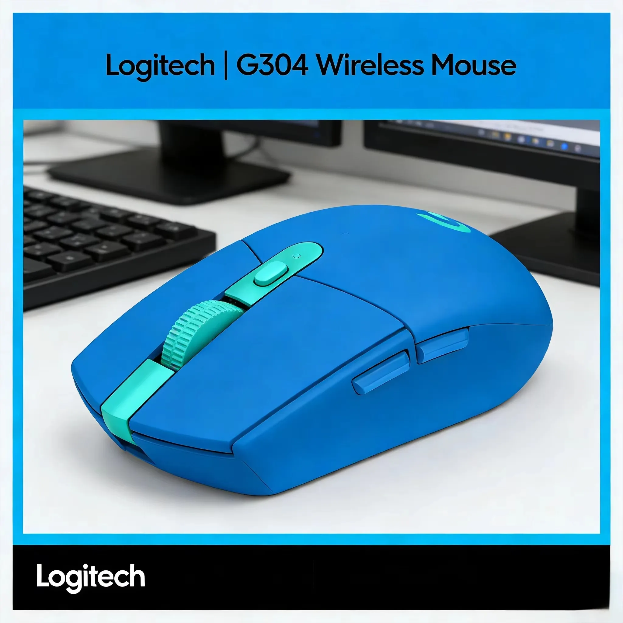 

Logitech G304 /G305 LIGHTSPEED Gaming Mouse, HERO 12K, 12,000 DPI, 6 Buttons, 250h, G HUB Compatible