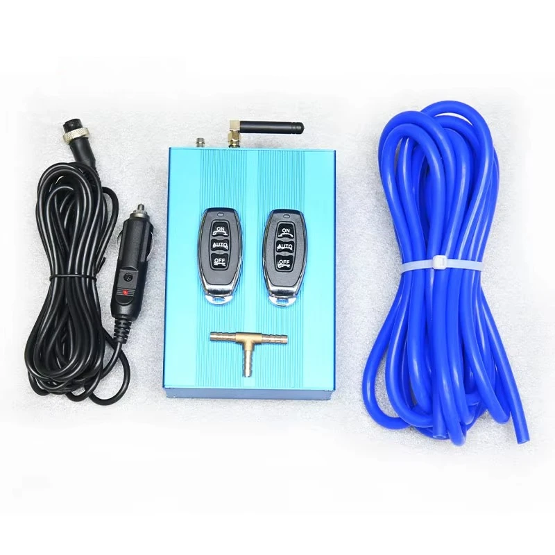 Car Universal Stainless Steel Valved Muffler Vacuum Electronic Valvetronic Exhaust Pipe Remote Control Dual Inlet Outlet 2/2.5/3 view 6