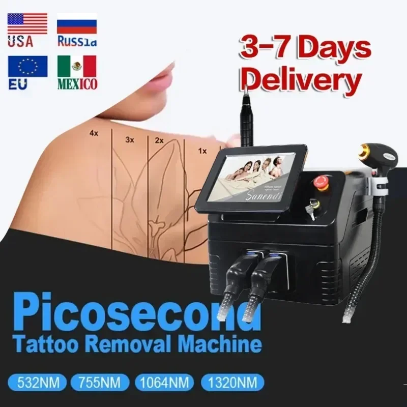 2024 Picosecond laser Q Switch Nd Yag Laser Tattoo Removal Machine Pico Remove Tattoo diode laser hair removal machine