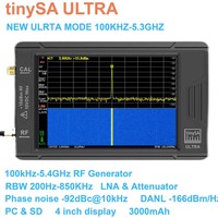 New Original Hugen TinySA ULTRA Handheld Tiny Spectrum Analyzer 4 Inch Touch Screen Build in Battery