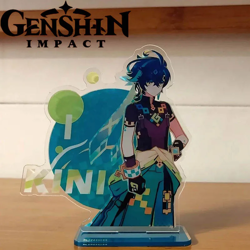

Игра Genshin Impact Turnfire Hunt Kinich Косплей Фигурка Подставка Акриловая стоячая тарелка Орнамент Аксессуары Опора Подарок