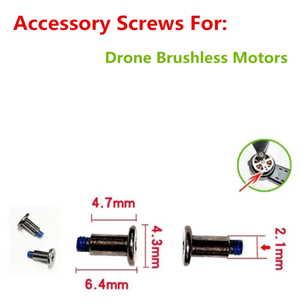 

6.4mm Rc drone Universal Screw Parts for Brushless Motor Fit Quadcopter Propeller Blades 8PCS / 16PCS Screws
