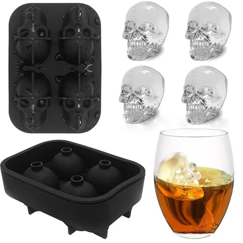 2022 جديد روز الماس شكل قالب مكعبات الثلج ويسكي النبيذ تبريد صانع الثلج قابلة لإعادة الاستخدام مكعبات الثلج قالب صينية للفريزر مع غطاء #2