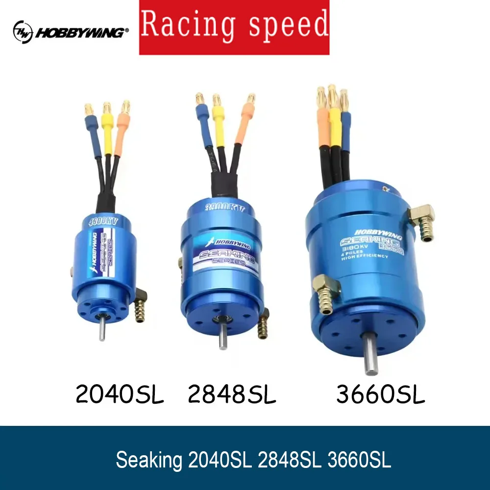 

Hobbywing Seaking 2040SL 2848SL 3660SL Brushless Motor with Water-cooling for RC Racing Fishing Boat Ship Toys