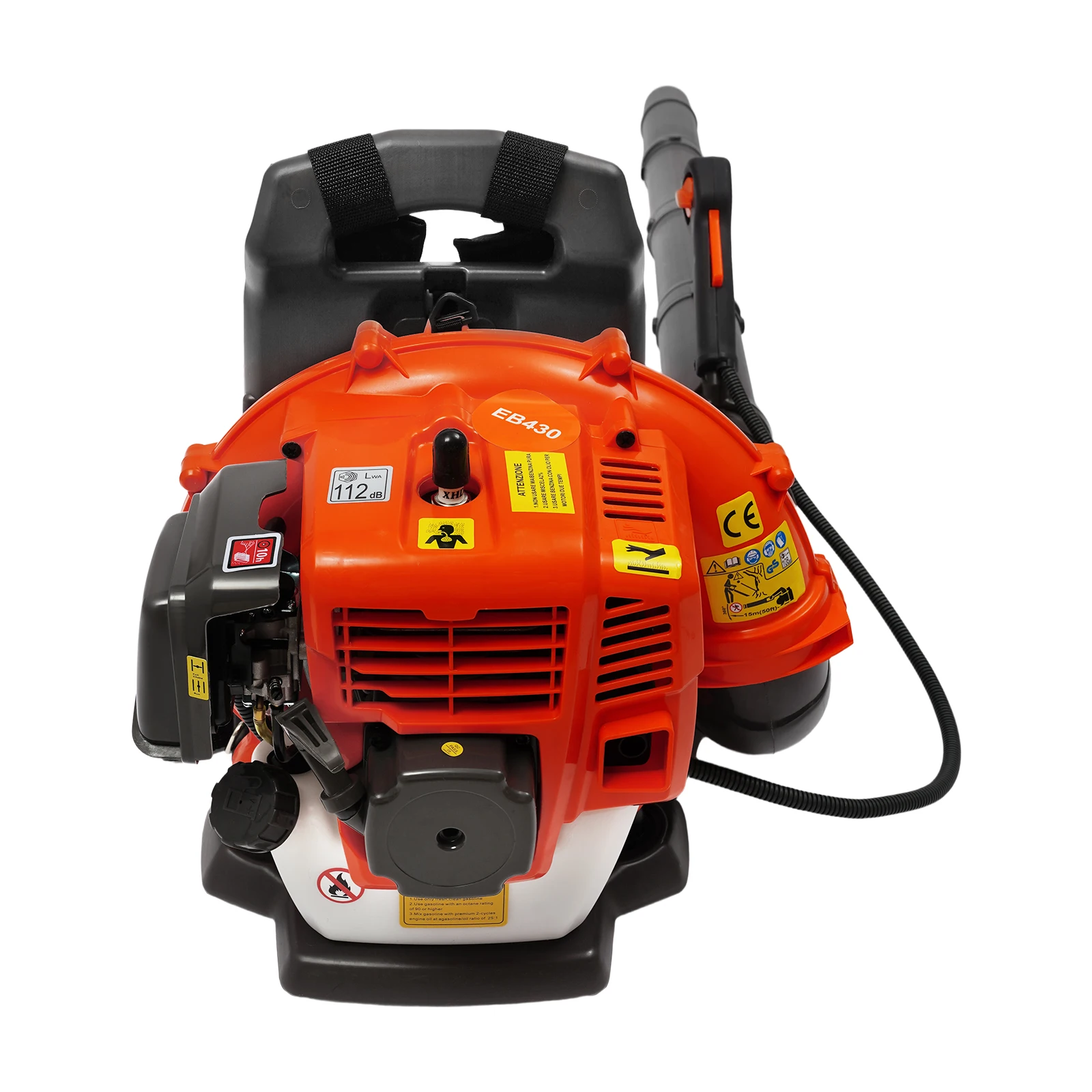 ガソリン式リーフブロワー、背負式ガスブロワー、2ストローク空冷、単気筒リーフブロワー（芝生・庭用）、6800rpm