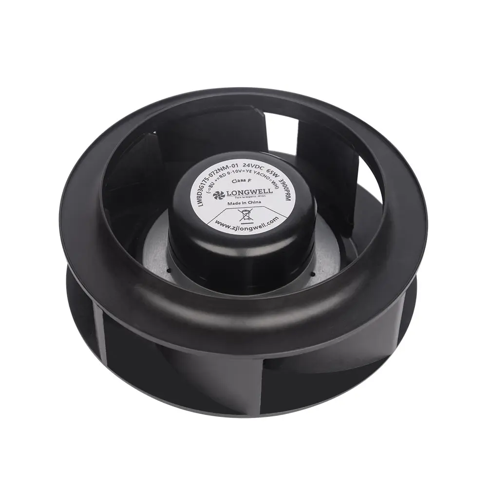 Ventilador centrífugo curvado para trás do motor 230v do CE de FANSEXPERT 175mm