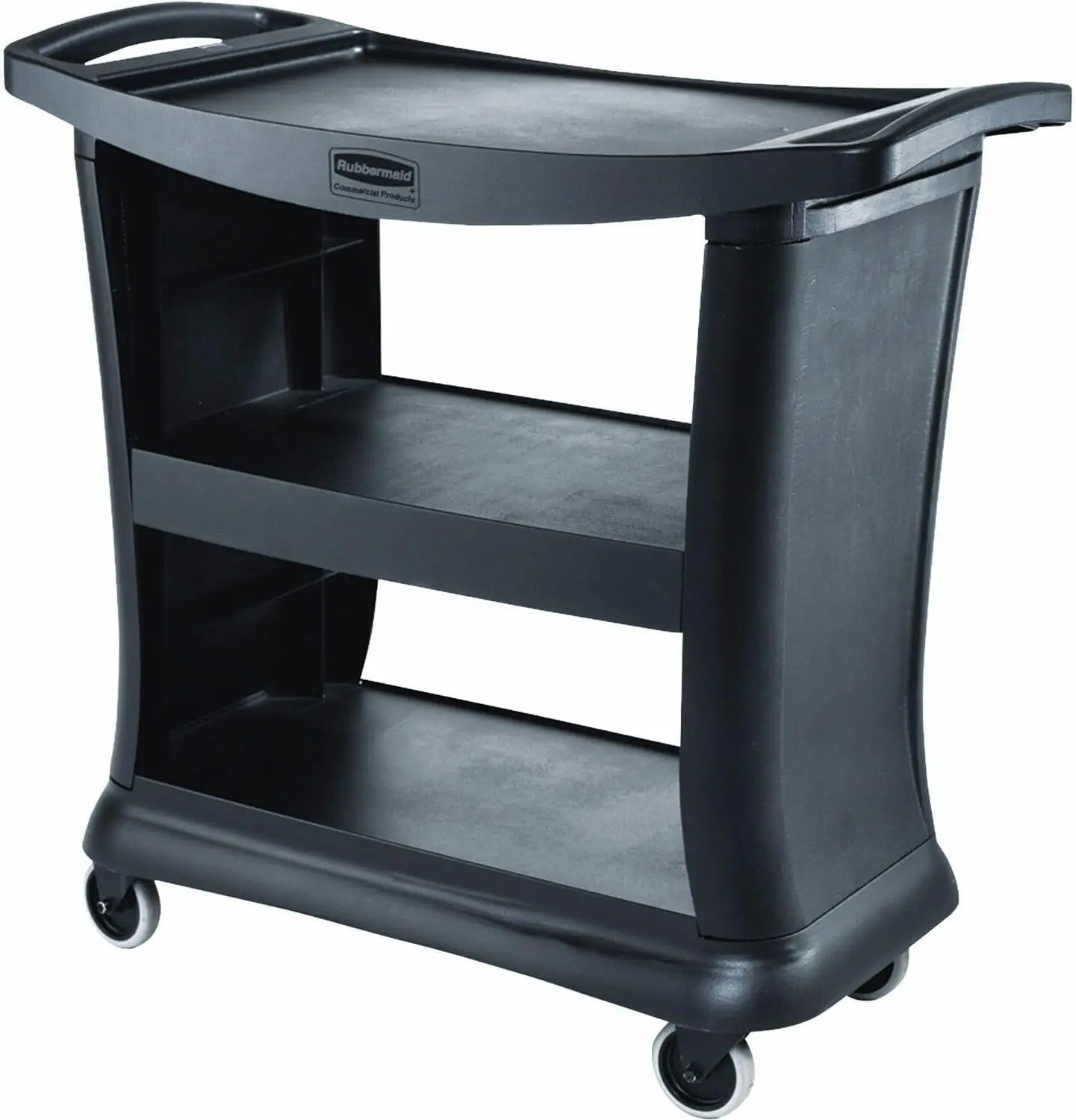 9T6800 Executive Cart, 3 Shelves, 38-7/8-Inch X20-3/8-Inch X32-Inch, Black