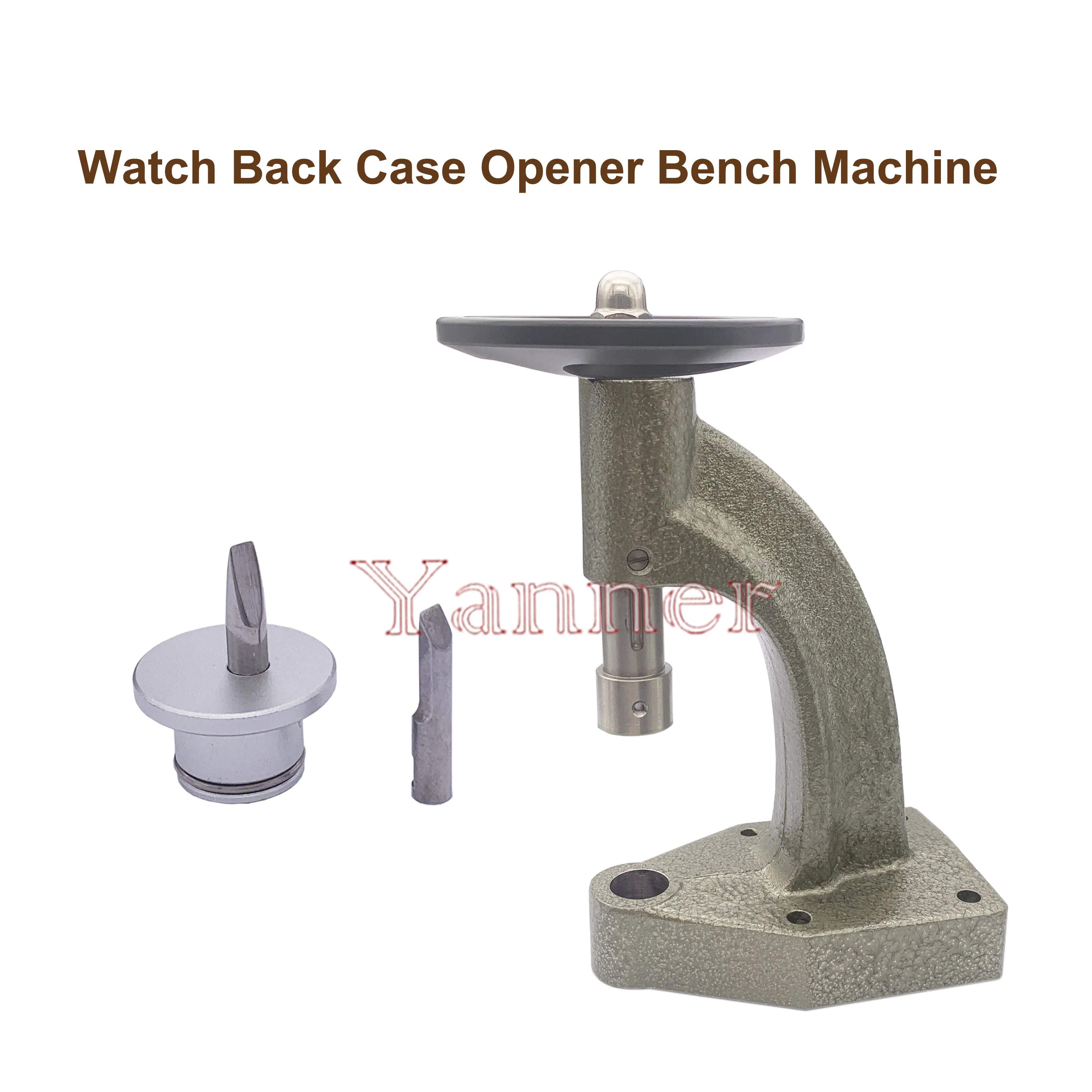 Abridor de cubierta de reloj, rueda de mano giratoria con dos cuchillas de apertura, herramienta de reparación de relojes para relojeros