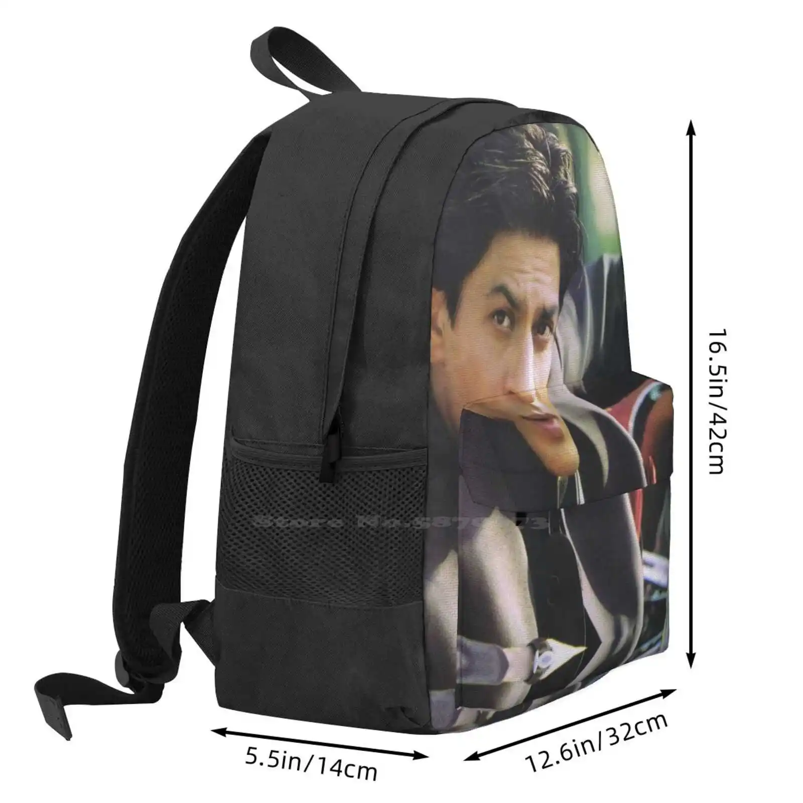 Shahrukh Khan Hot Sale Backpack Fashion Bags Shahrukh Khan Actor Movie Legend 80s Vintage Artis The Film Bollywood India Don 3