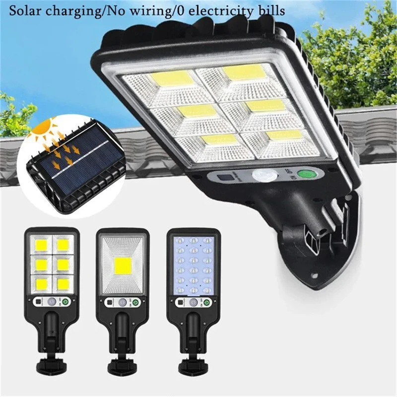 

LED Solar Outdoor 3 Modes LED Courtyard Wall Lamp Garden Terrace Garage Human Body Induction Door Street Lighting Wedding Easter