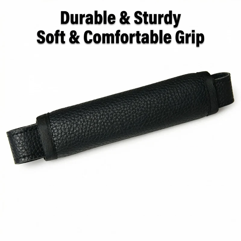 Cello Violin Case Grip Replace Viola Guitar Case Grip Handle Replace Easy Quick Installation Leather Material Soft Comfortable image 3
