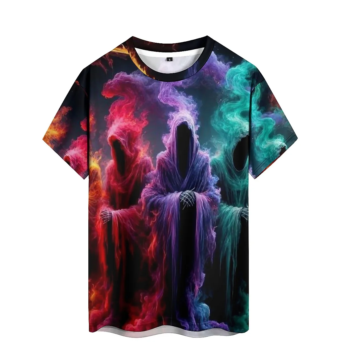 

2027 New Men's Casual 3D Printed Short-Sleeve T-Shirt - Smooth Fabric