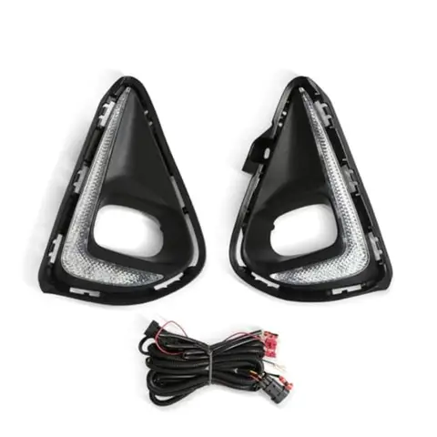 Led Fog Lamps DRL Compatible With Toyota Corolla Axio 20182021 Daytime Running Lights Front Bumper Headlights Halogen Covers Wi