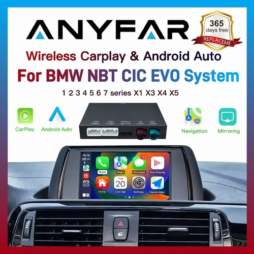 Imagen 1 del producto CarPlay inalámbrico para BMW Serie 6 F06 F12 F13 G32 2010-2020 CIC,NBT,EVO, con función Android Auto Mirror Link AirPlay CarPlay