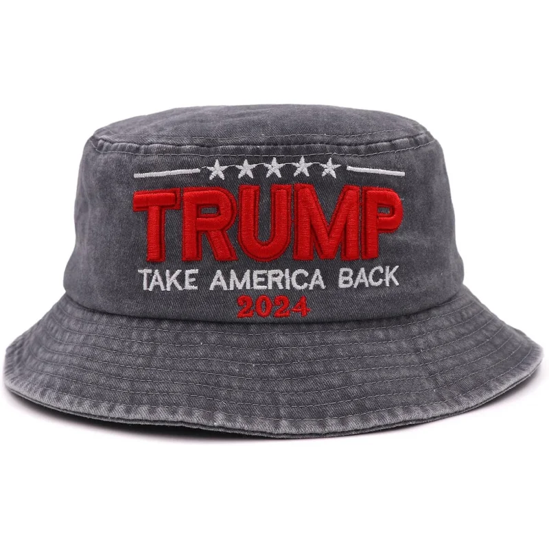 Trump 2024 Bucket Hats for Men Women, MAGA Hat Make America Great Again Donald Trump Slogan Cap Unisex Outdoor