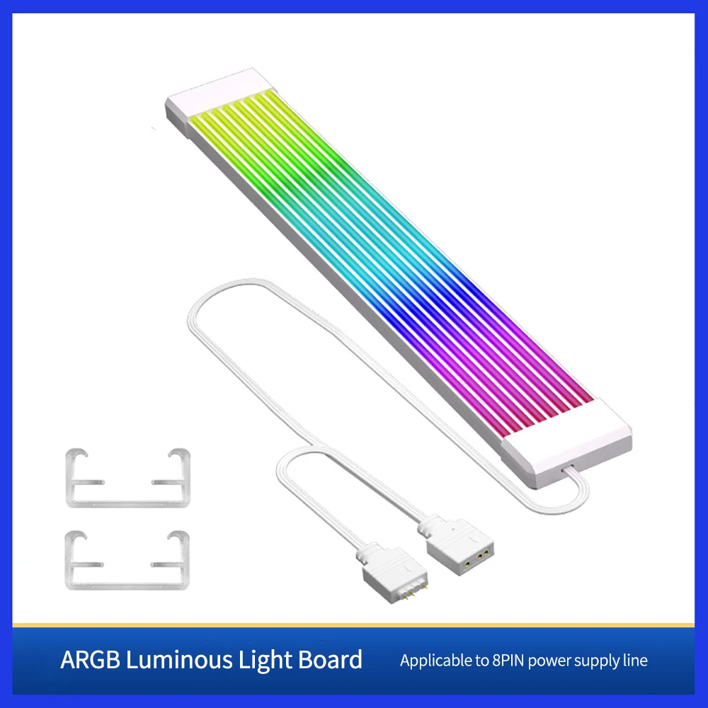 5V RGB LED ริ้วสายไฟบาร์ Arc SYNC BOARD สำหรับ24PIN 8PIN เมนบอร์ดสายไฟต่อขยาย Aura SYNC ไฟแถบไฟ LED ที่มีความยืดหยุ่น