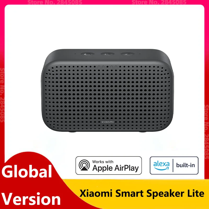 

Xiaomi Smart Speaker Lite Global Version Smart Hub AI Speaker 1.75" Bluetooth Wifi Built in Alexa Works With Mi Home App