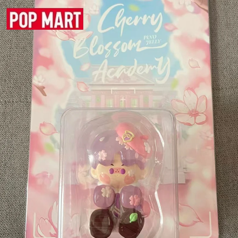 POP MART PINO JELLY Cherry Blossom Academy Figure Limited Blind Box Toys Anime Figure Surprise Mystery Box Dolls Girls Gift