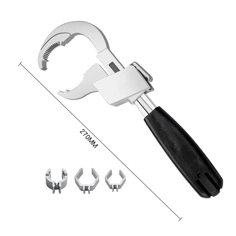 1 ピース多機能浴室レンチシンク蛇口狭い下水道水道管修復ツール