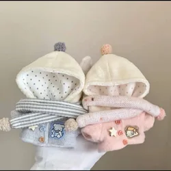 10cm Cotton Doll Animal Series Blue Puppy Pink Kitten Dress 10cm Cotton Doll Dress Up Set