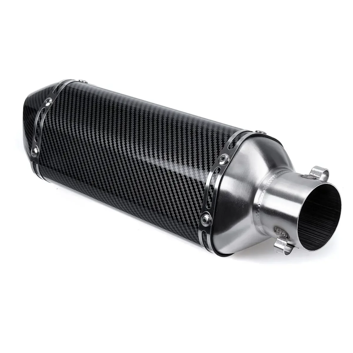 38-51mm Motorcycle Exhaust Muffler Pipe Dirt Street Bike Stainless Tail Tube For Suzuki GSF600 GS1000 for Yamaha Honda