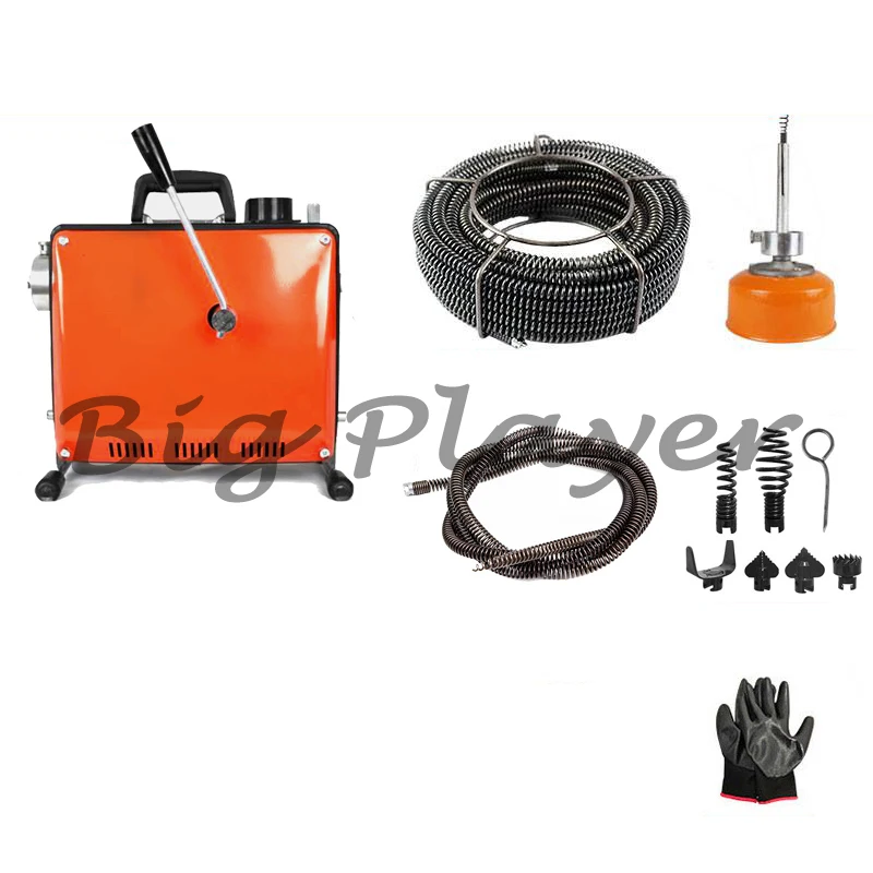 

Professional Electric Pipe Dredge Machine Automatic Sewer Dredger Toilet Floor Drain Dredging Cleaning Machine