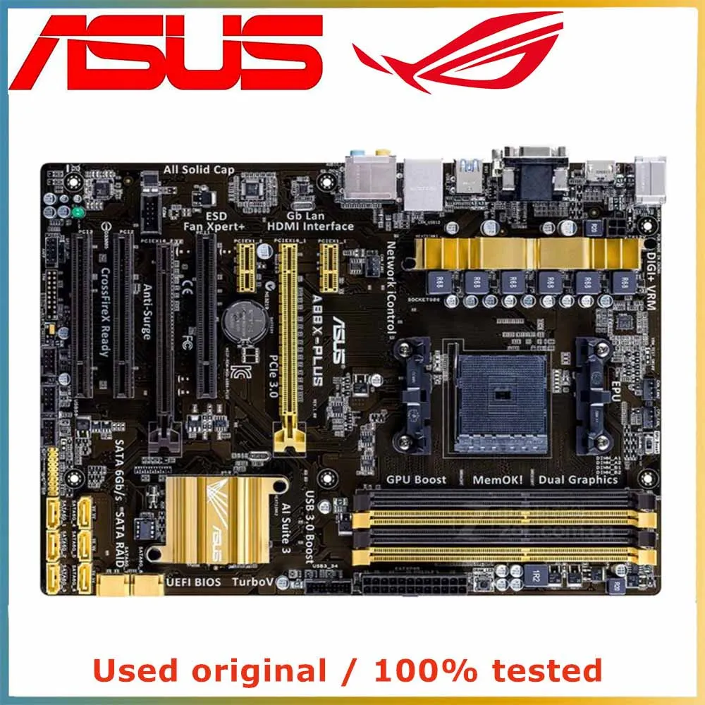 

Материнская плата для AMD A88X, материнская плата для компьютера ASUS FM2 FM2 + DDR3 64 ГБ, десктопная материнская плата SATA III USB PCI-E 3,0 X16