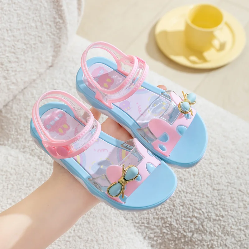 Sandalias Anti Slip Children Sandals Summer New Girl Princess Sandals Soft Soled Baby Beach Shoe Cute Child Shoes Zapatos Niña