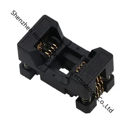 SOP8 Electronic component socket which is half the size of conventional SOP8 and is more accurate when placed in the