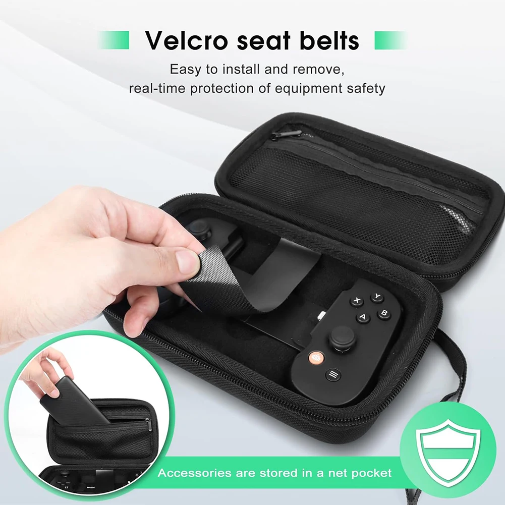 Hard Carrying Case for Backbone One Mobile Gaming Controller Portable Travel Protective Cover Organizer Shockproof Storage Bag