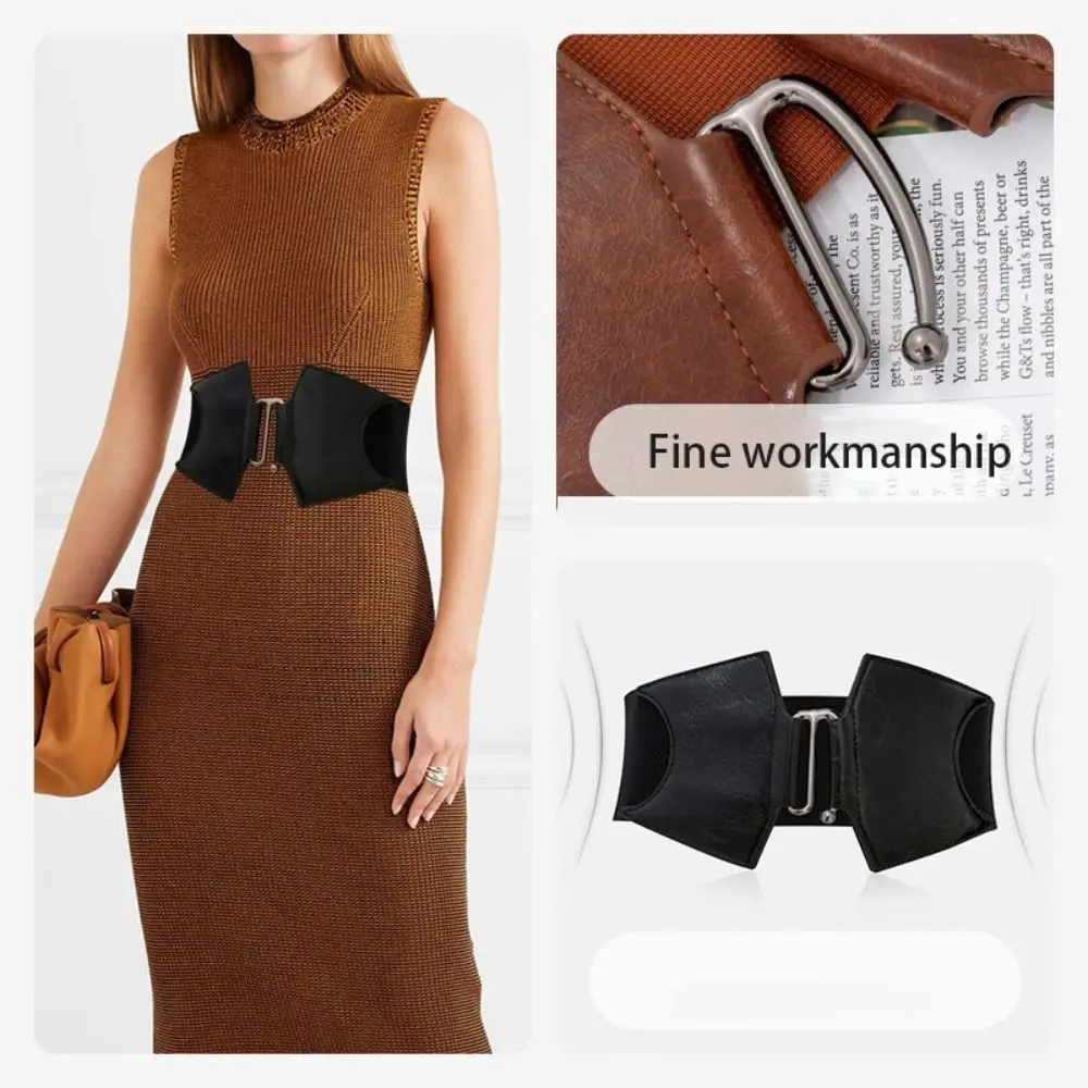 คุณภาพสูง PLUS ขนาดเข็มขัดรัดตัวยืดหยุ่นกว้าง Designer Big เข็มขัดสุภาพสตรีชุดอุปกรณ์เสริมยืด Cummerbunds หญิง