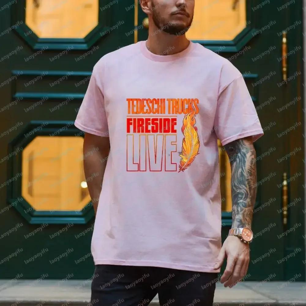 Tedeschi Trucks Band - Trendy Harajuku Short-Sleeved Men's and Women's Universal Shirt Pattern Pure Cotton T-Shirt