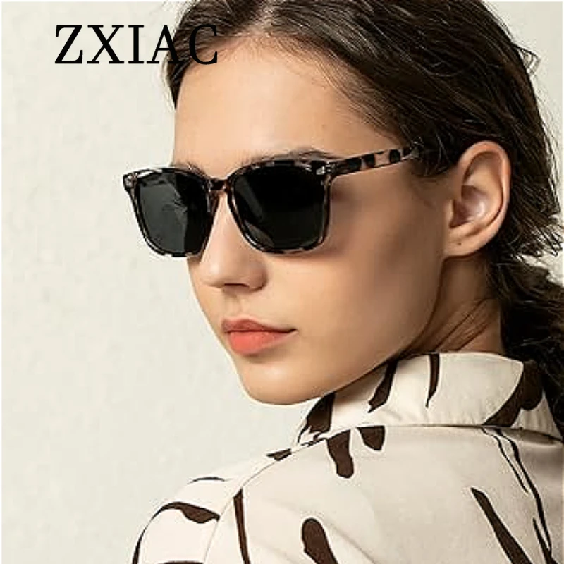 

ZXIAC Fashion Polarized Sunglasses Women Trend Rivet Shape Sun Glasses Men Large Frame Transparent Temple Eyeglasses Wholesale