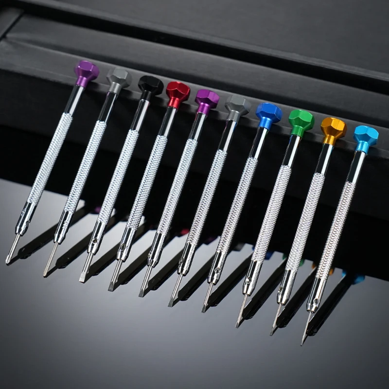 10 pcs Stainless Steel Watch Screwdriver Set Precision Watchmaker Screwdrivers for Watch Repair Watch Tools