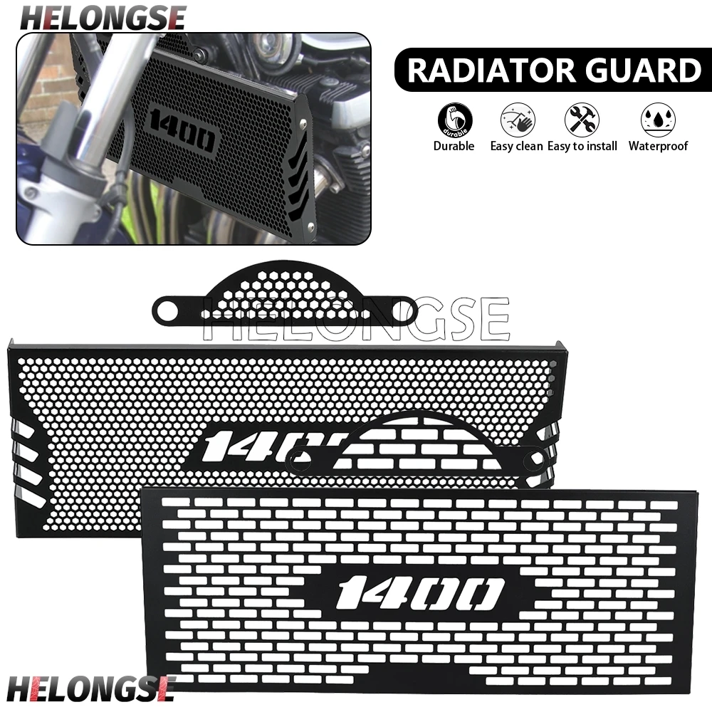 

New Motorcycle Accessories Radiator Guard Fan Guard Cover Set For SUZUKI GSX1400 GSX 1400 2002 2003 2004 2005 2006 2007 GSX-1400